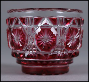 Satsuma Kiriko Covered Glass Sake Cup – Supervised by Shoko Shuseikan